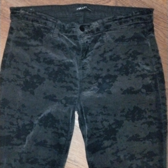 J Brand Super Skinny olive camo pants 31 - Picture 4 of 9